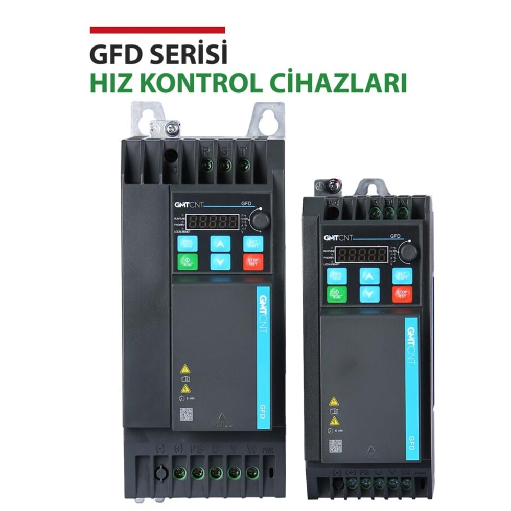 GFD-00075S 0,75kW Monofaze Invertor