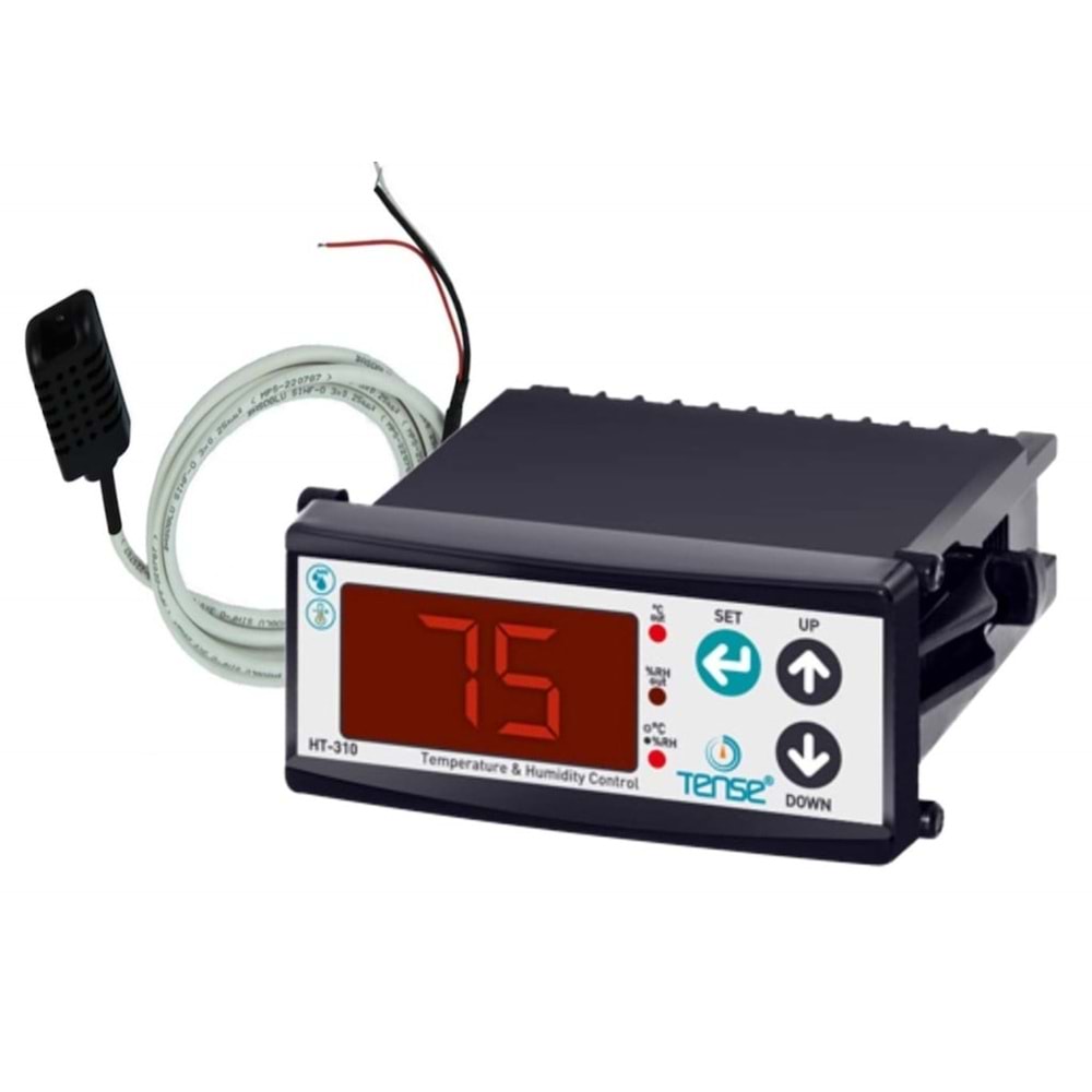 Dijital Sıcaklık ve Nem Kontrol Cihazı (NT-310 Ölçüm Probu Fiyata Dahildir.)
