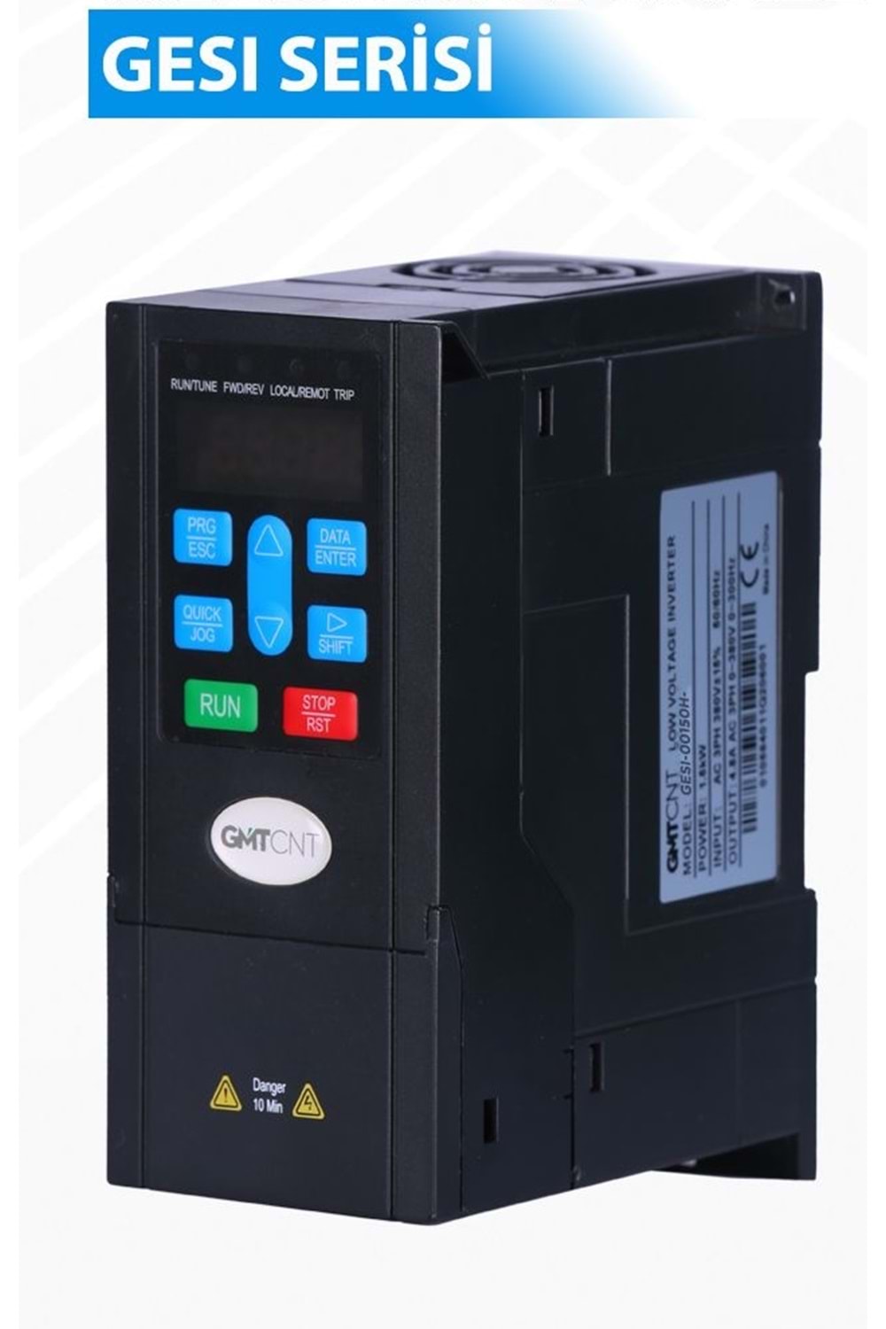 AC Motor Sürücü, Tek Faz 220VA, 0.75 kW, GESI