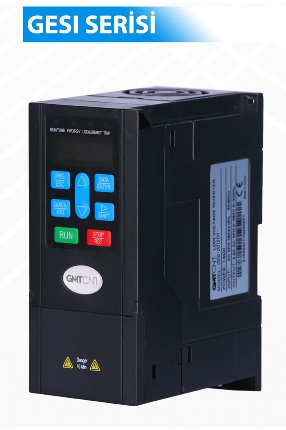 AC Motor Sürücü, Üç Faz 380VAC, 1.5 kW, GESI