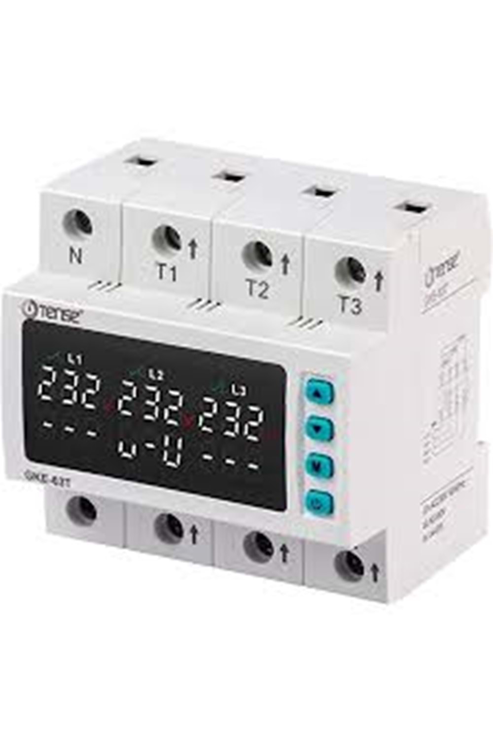 Dijital Trifaze Gerilim ve Akım Koruma Rölesi Direkt 63A