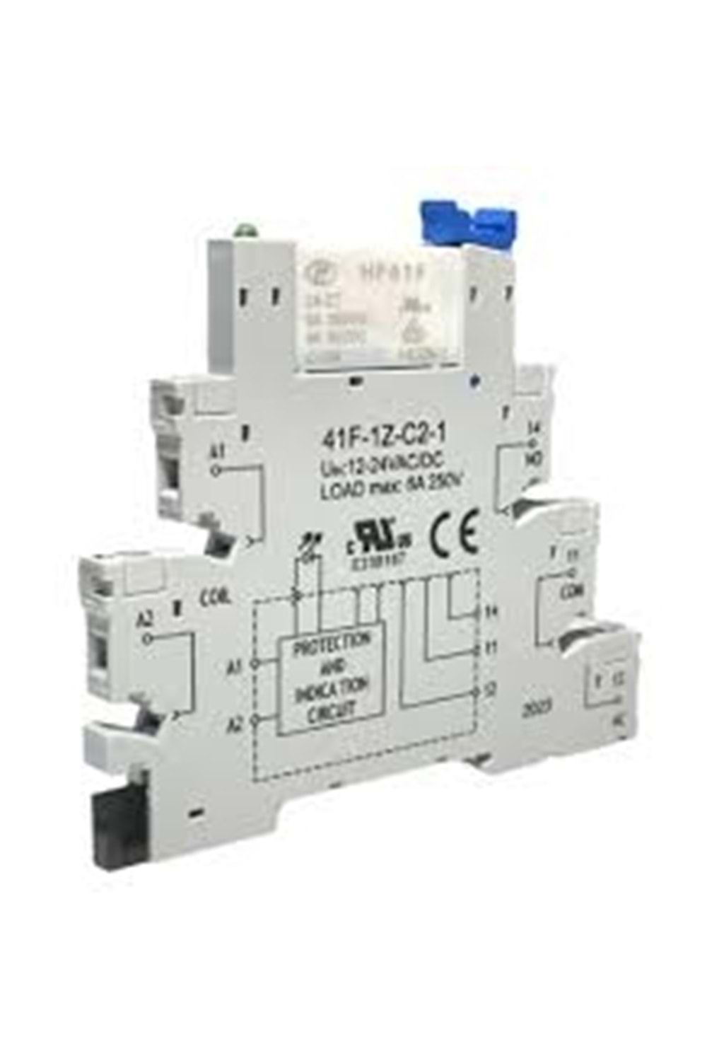 SİLİM RÖLE 6A Röle + Soket (Vidalı Tk.) (1NO) 24V DC