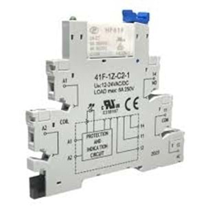 SİLİM RÖLE 6A Röle + Soket (Vidalı Tk.) (1NO) 24V DC