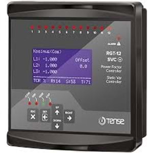 LCD ekran trifaze reaktif güç kontrol rölesi