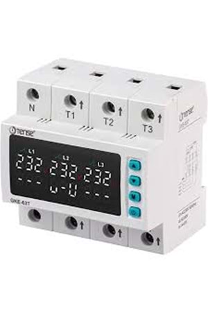 Dijital Trifaze Gerilim ve Akım Koruma Rölesi Direkt 63A