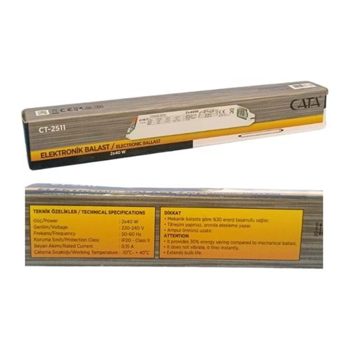 CT-2511 2X40 ELEKTRONİK BALAST