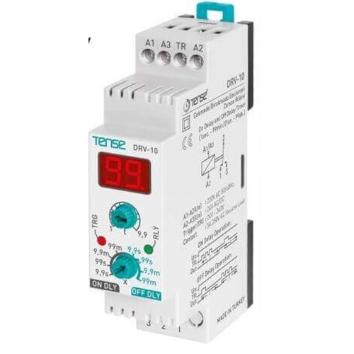 Multifonskiyonlu Zaman Rölesi (220/24V AC) DIN II Kutu