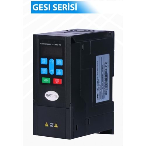 AC Motor Sürücü, Üç Faz 380VAC, 0.75 kW, GESI