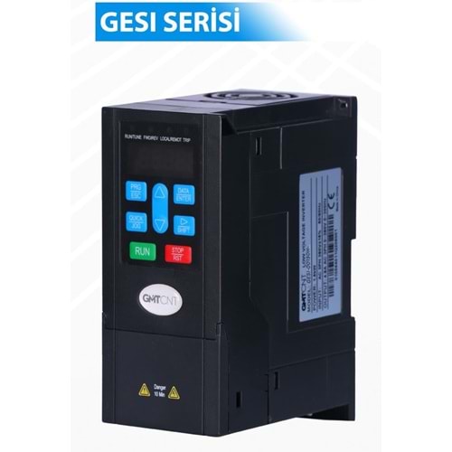 AC Motor Sürücü, Tek Faz 220VA, 1.5 kW, GESI