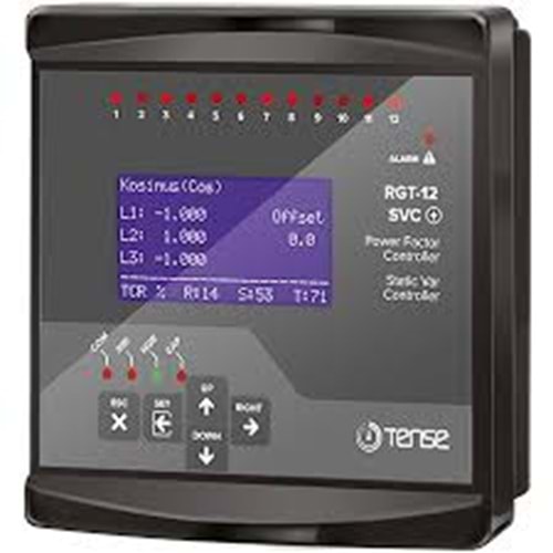 LCD ekran trifaze reaktif güç kontrol rölesi