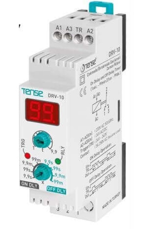 Multifonskiyonlu Zaman Rölesi (220/24V AC) DIN II Kutu