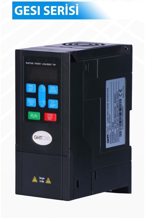 AC Motor Sürücü, Üç Faz 380VAC, 2.2 kW, GESI