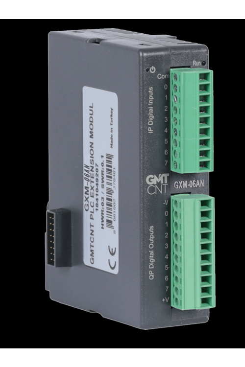 6 Kanal 0-10 VDC, 0-20 mA, 4-20 mA analog çıkış (14 bit Çözünürlük)