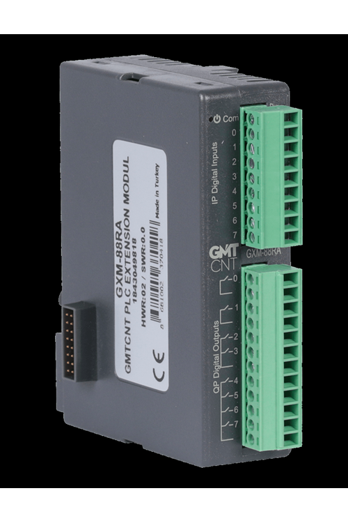 8 Kanal 24 VDC PNP/NPN dijital giriş / 8 Kanal (5A @ 250 VAC) Röle çıkış