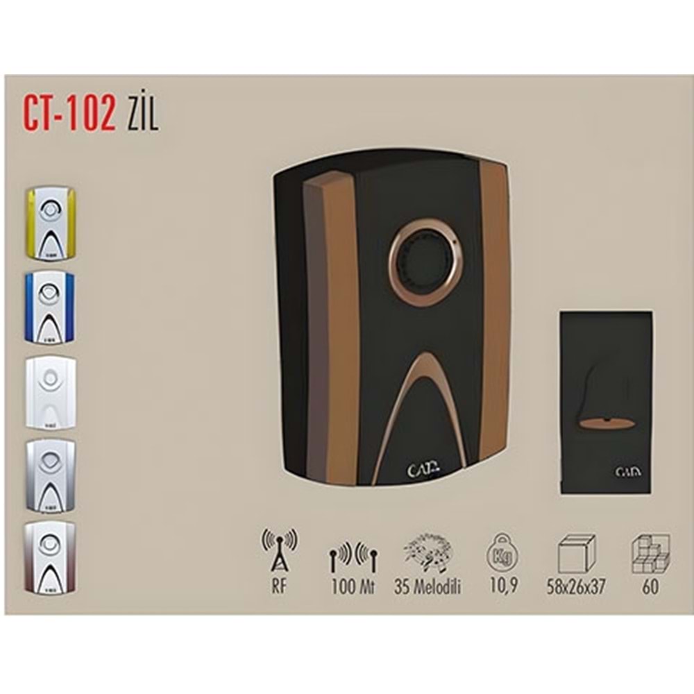 CATA CT-102 UZAKTAN KUMANDALI ZİL