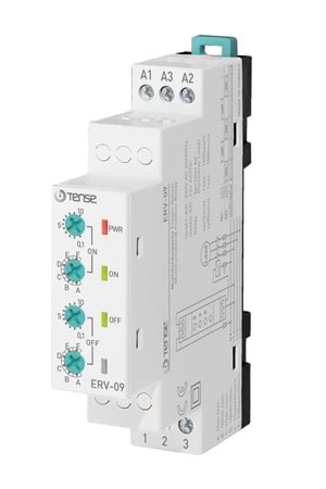 Multifonksiyonlu Flaşör Rölesi DIN III Kutu