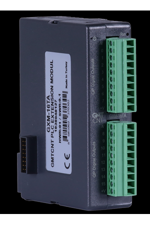 16 Kanal 24 VDC 300 mA kısa devre korumalı transistör çıkış(Çıkışlar PNP transistördür)