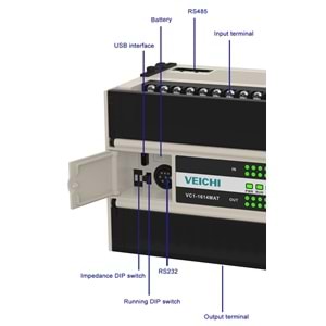 VEICHI VC1-0806MDR24V DC PLC 8 GİRİŞ -6ÇIKIŞ